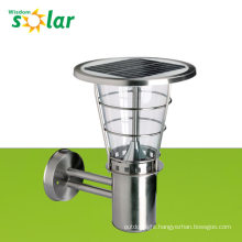 Stainless Steel Solar Power Powered Outdoor Garden Light Gutter Fence LED Wall With Bracket